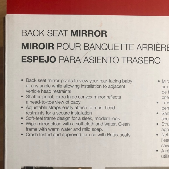 NWT baby back seat mirror - car seat mirror - Picture 3 of 3